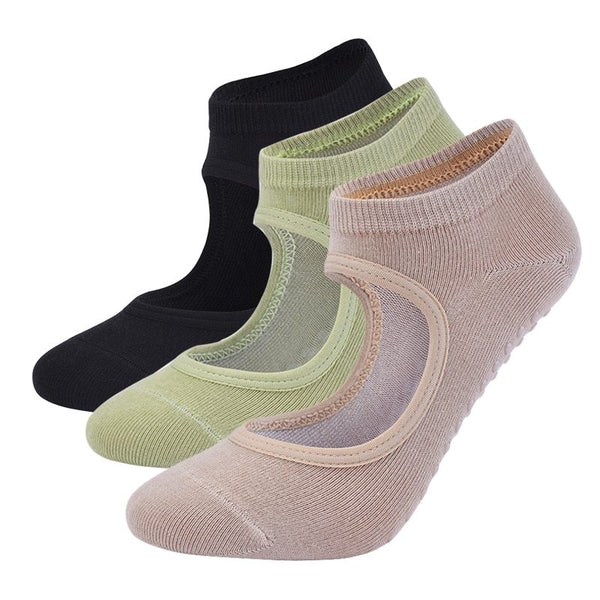 Combed cotton yoga socks